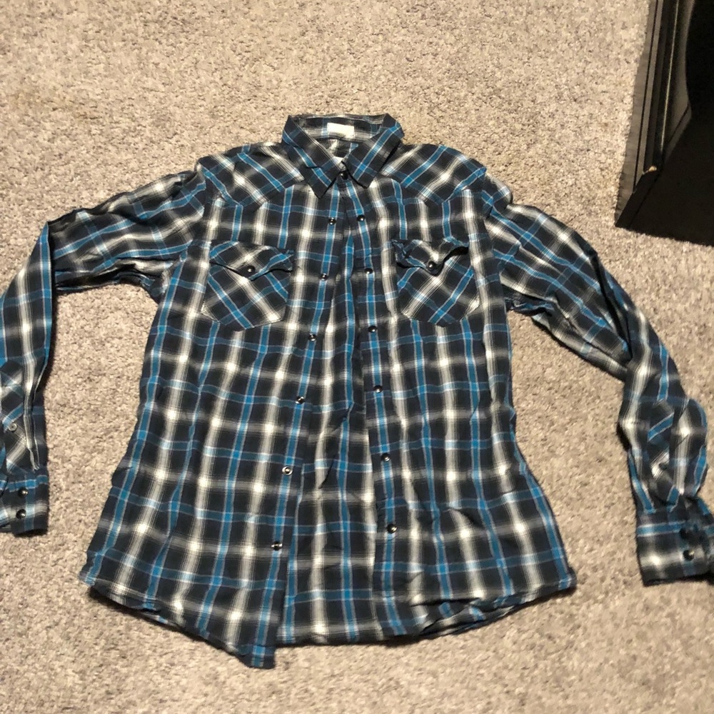 American Eagle, button-up.